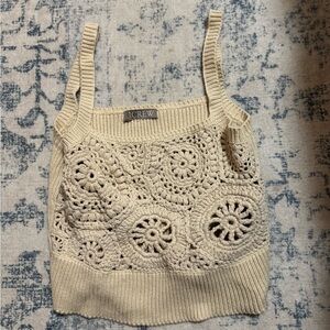 J. Crew Beige Crochet Camisole Top